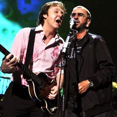 //beatles reunion ringo starr paul mccartney concert