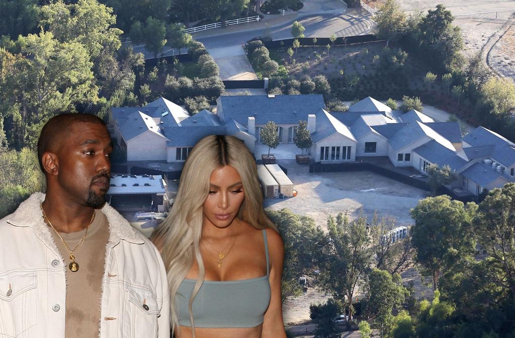 Kim Kardashian & Kanye West Move Into New Hidden Hills Mansion