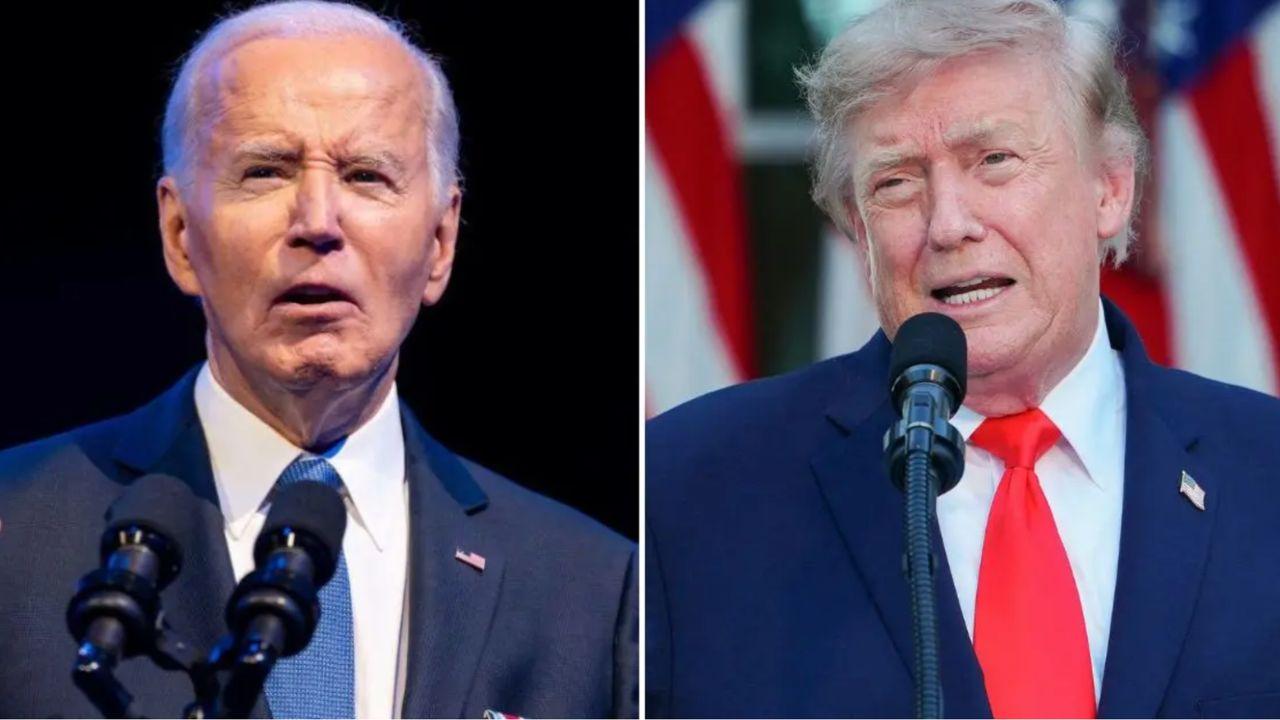 Photo of Joe Biden and Donald Trump