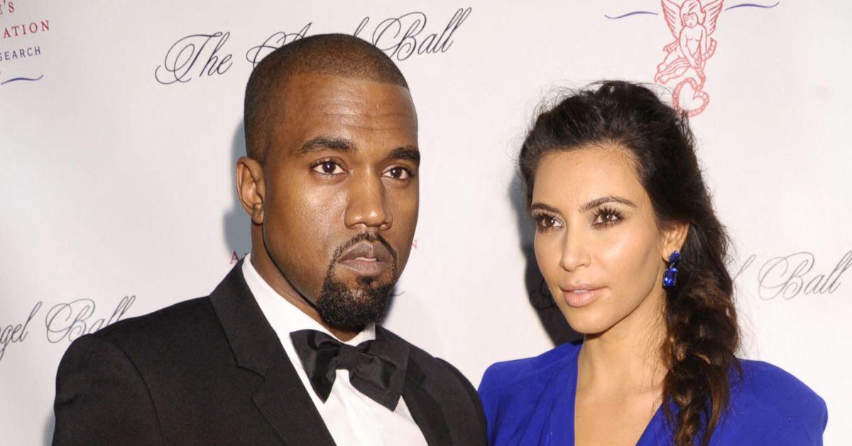 picture of Kim Kardashian and Kanye West