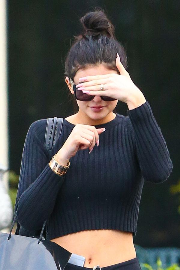 Kylie Jenner Engaged -- Wears Ring At Sephora