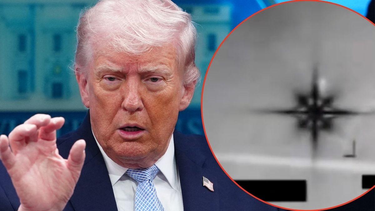 Photo of Donald Trump, UFO