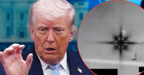 Photo of Donald Trump, UFO