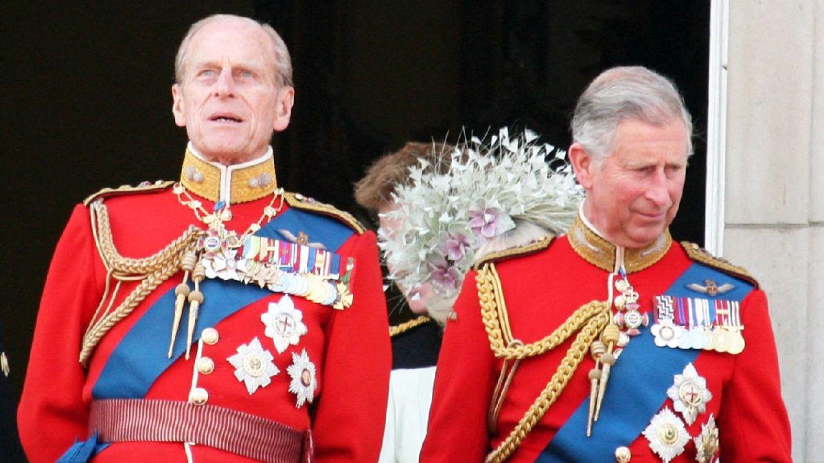 Photo of Prince Philip and King Charles
