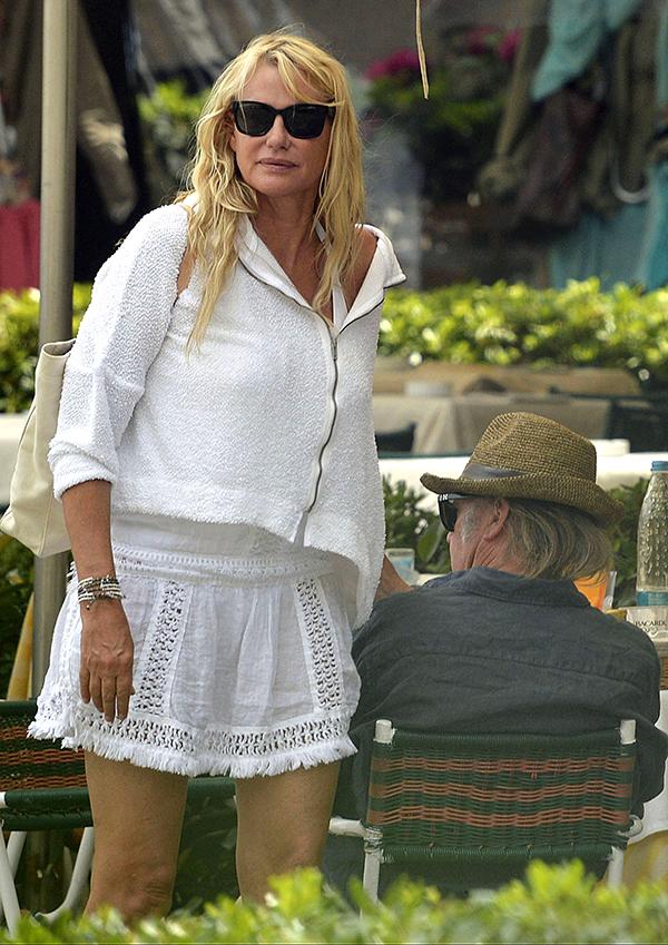 //daryl hannah neil young romantic getaway portofino italy