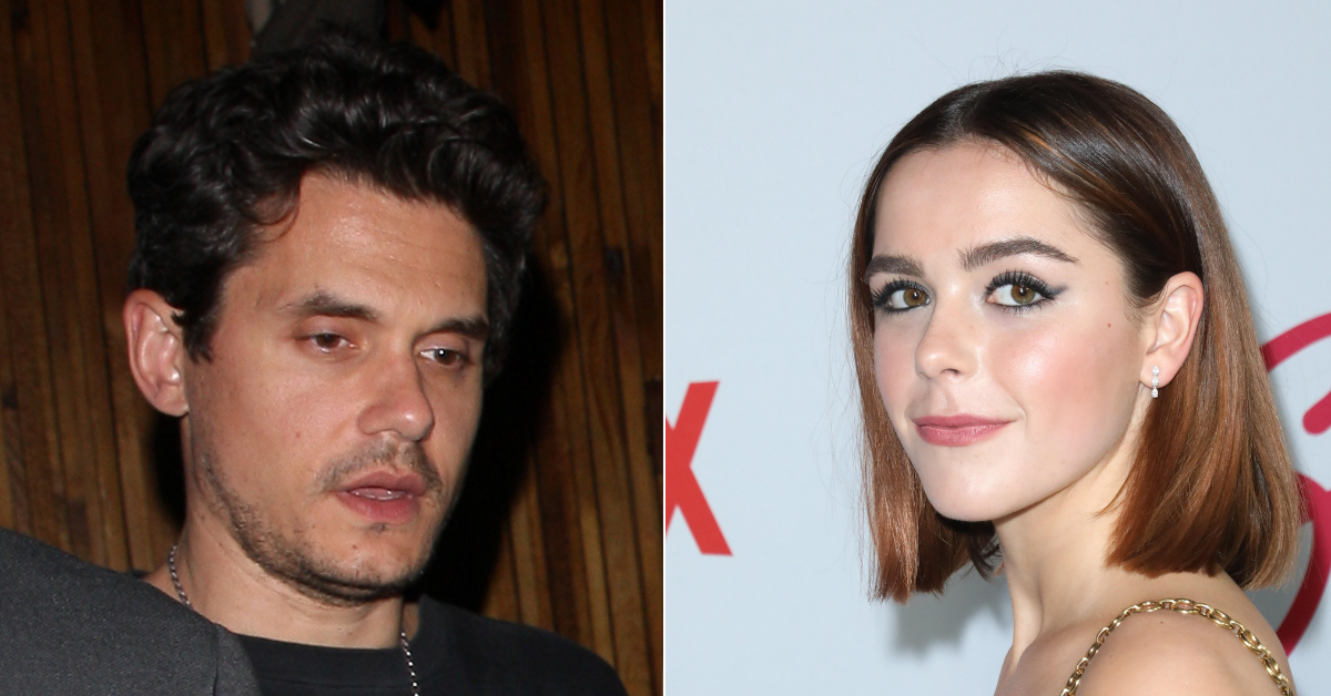 John Mayer 44 Seen Hugging 22 Year Old Kiernan Shipka Sparking