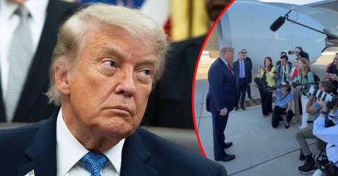 A new photo of President Trump's backside has sparked fresh fears for his health.