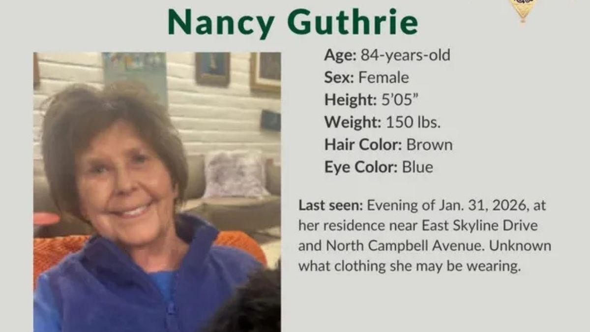 nancy guthrie missing poster.