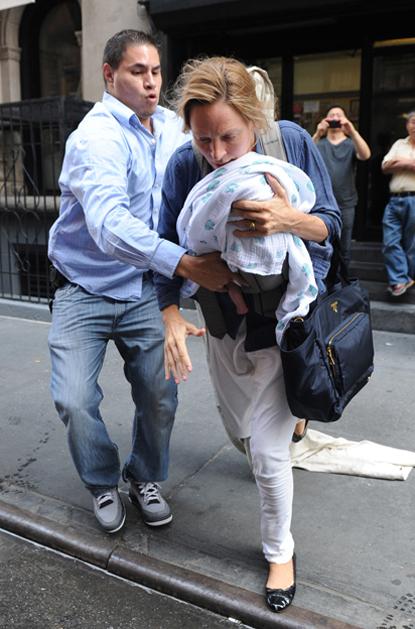 //uma thurman baby slip