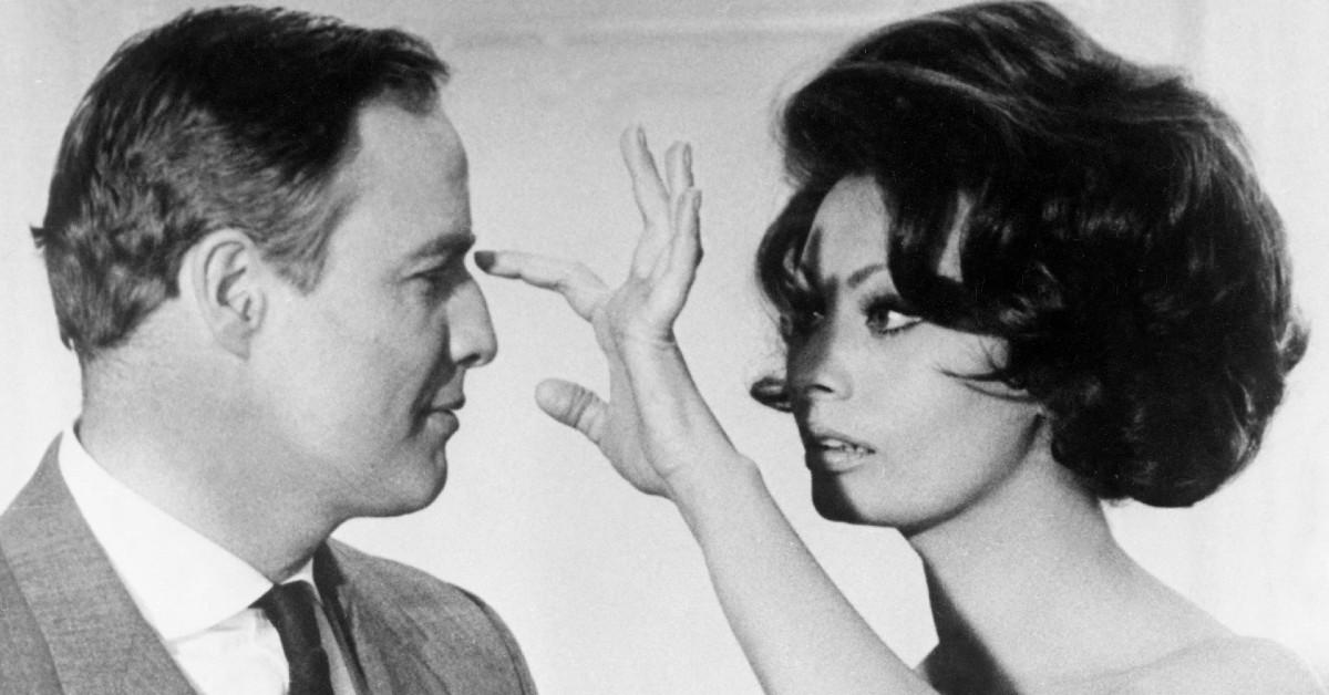 Marlon Brando & Sophia Loren