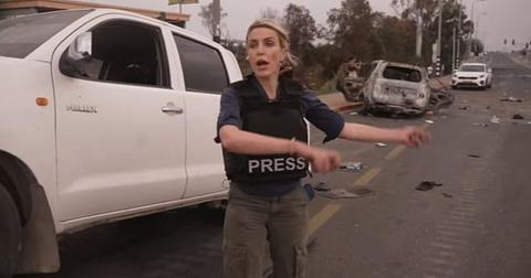 cnn criticizes fabricated viral video claiming clarissa ward staged taking cover