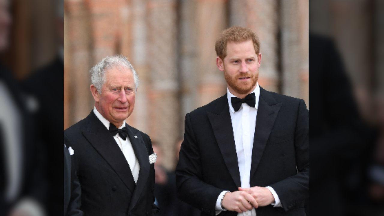 Photo of Prince Harry and King Charles