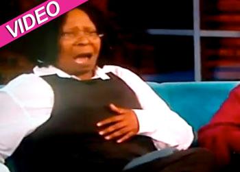 //whoopi goldberg passes gas the view