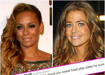 //mel b denise richards baby splash