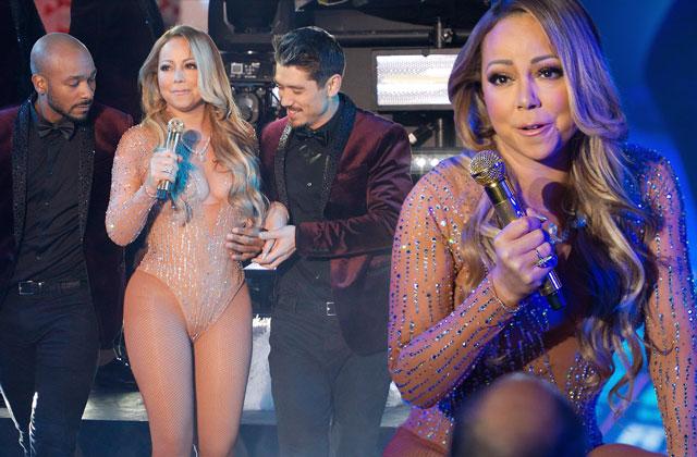 Mariah Carey News year Eve Times Square Performance Lip Sync Video