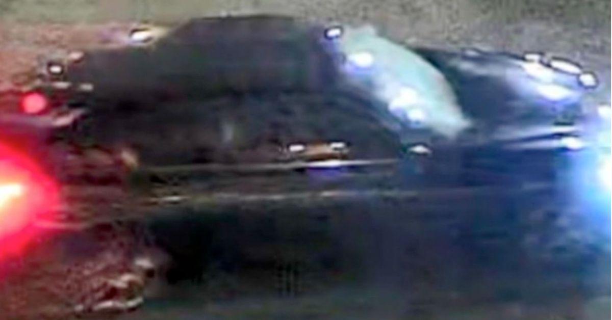 Surveillance footage of car