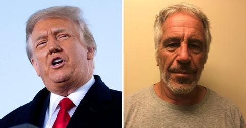 donald trump jeffrey epstein ties never on plane stupid island