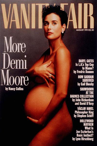 //demi moore pregnant