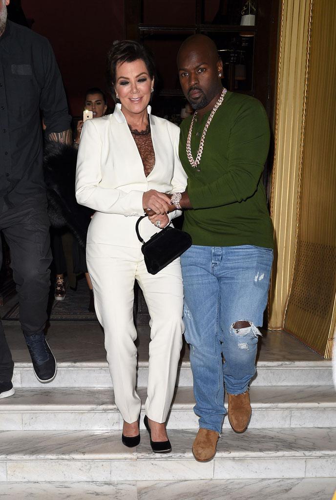 Kris Jenner Corey Gamble Drunk Paris