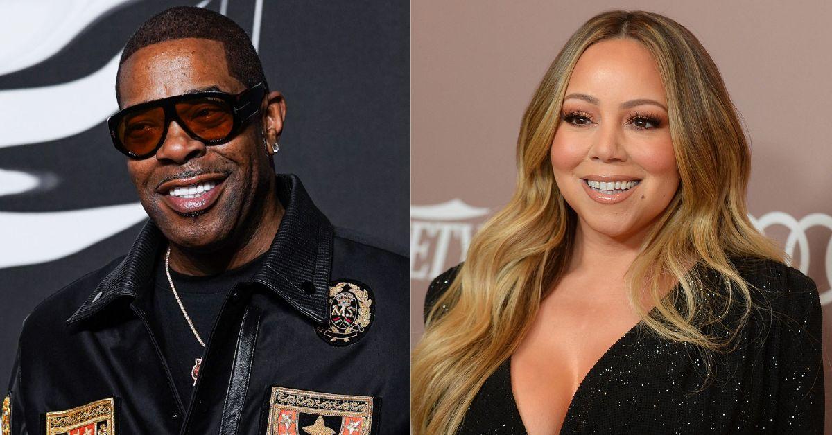 Busta Rhymes laughed as Mariah Carey struggled to stay in tune during their hit 'I Know What You Want.'