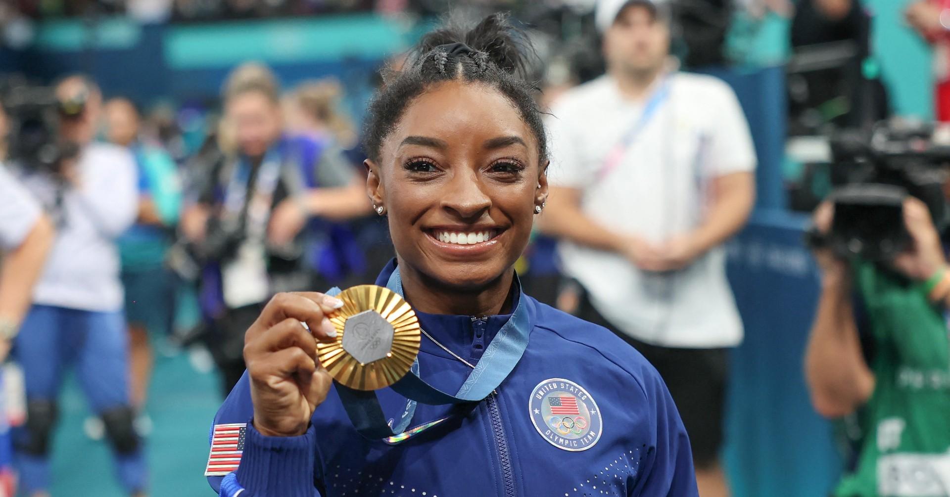 Photo of Simone Biles. 