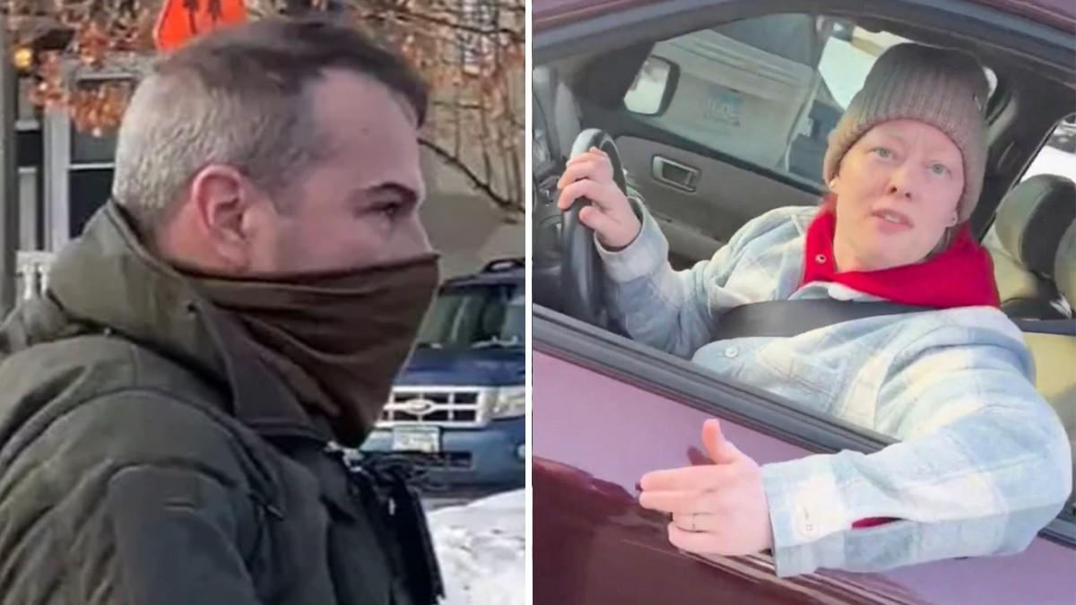 Split photo of Jonathan Ross, Renee Nicole Good