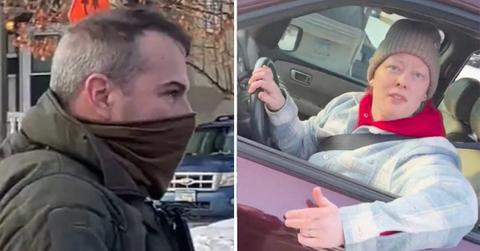 Split photo of Jonathan Ross, Renee Nicole Good