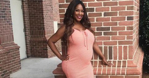 //Kenya Moore Keeping Baby Weight After Birth pp