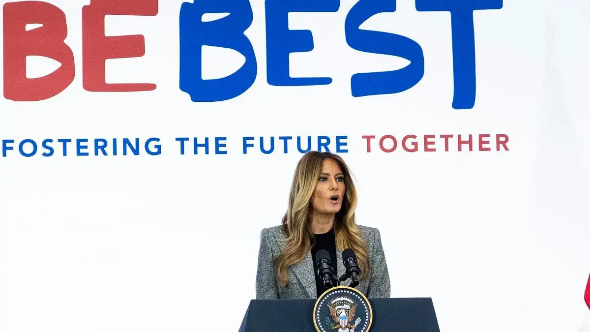 Melania Trump was also mocked for her brief appearance on the first day of the summit.