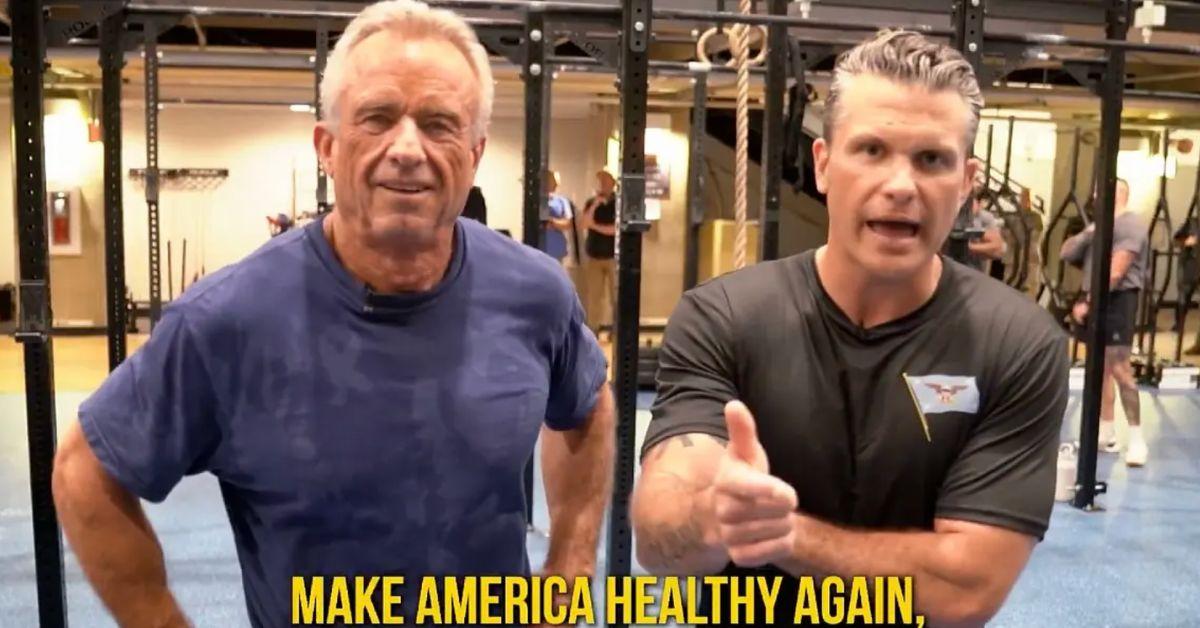 Photo of Robert F. Kennedy Jr., Pete Hegseth