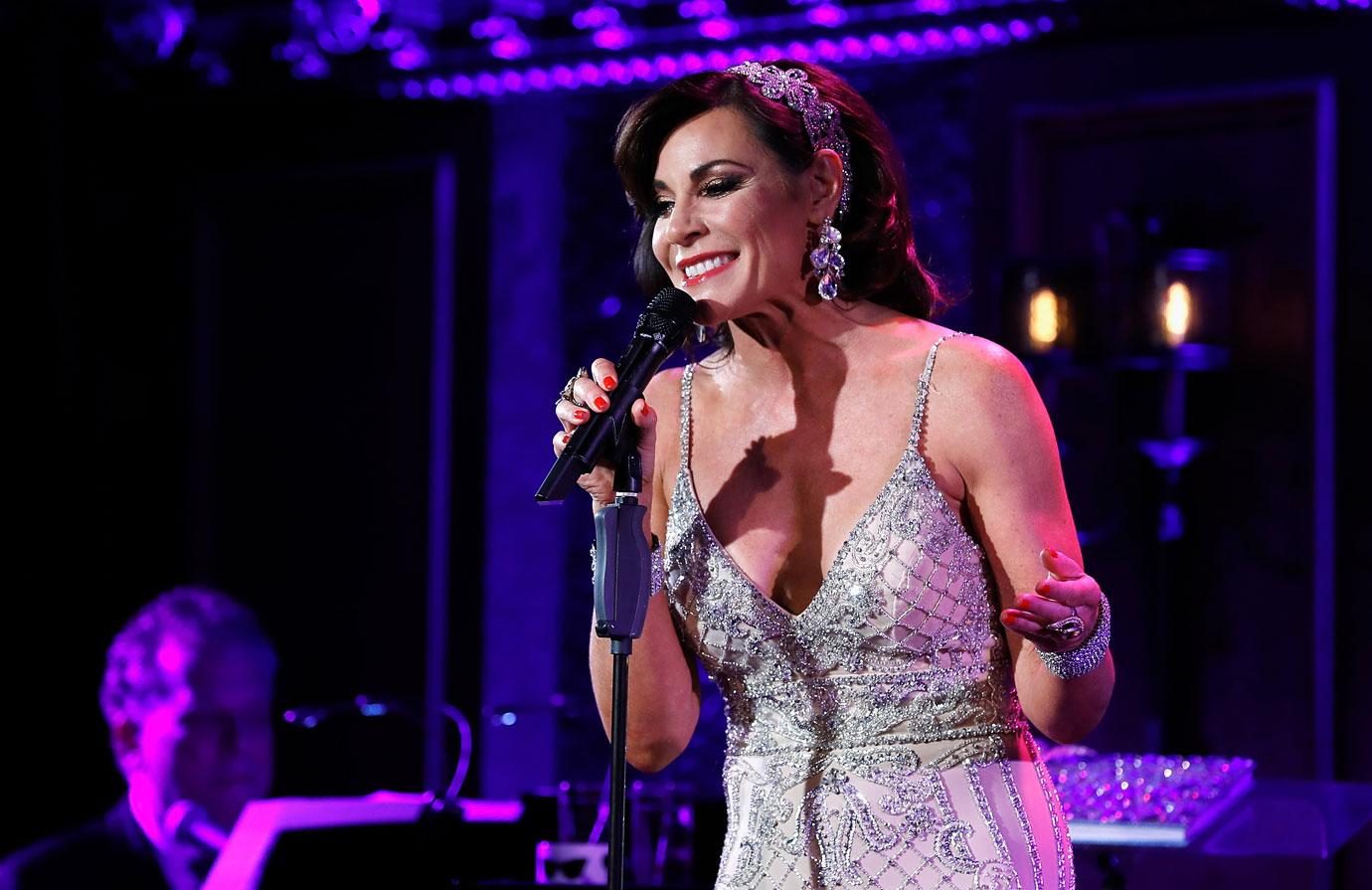 //Luann De Lesseps Misses Alcohol Cabaret