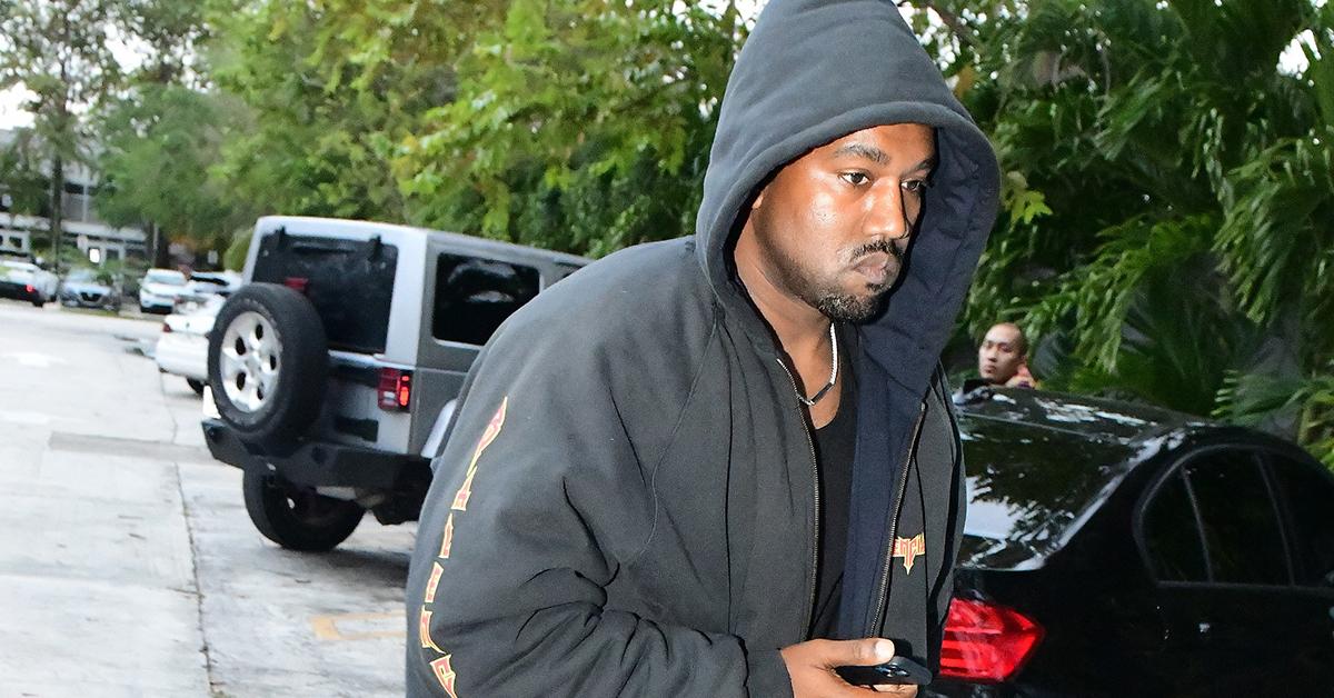 kanye west distracted photos hours before canceling coachella