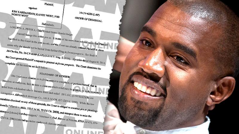 //judge throws out womans lawsuit demanding kanye west give her son a record deal or pay up pp sl