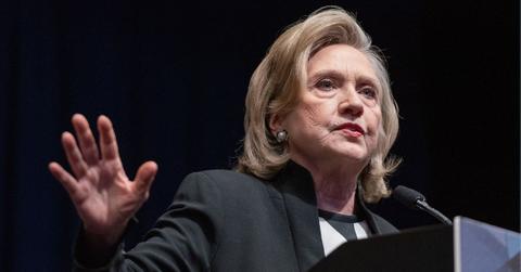 hillary clinton fights heckler joe biden israel hamas speech