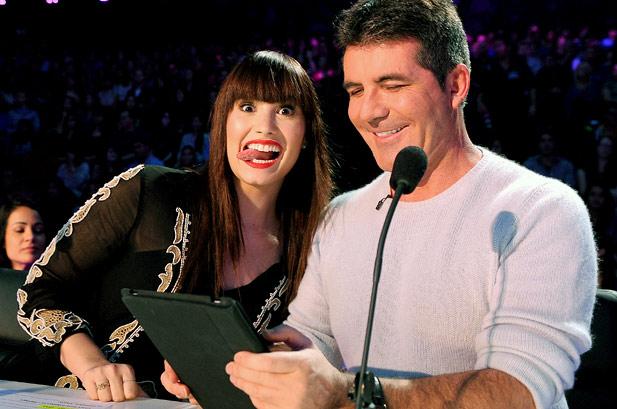 //demi lovato simon cowell x factor