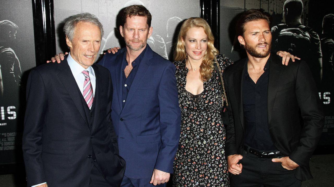 Photo of Scott and Clint Eastwood.