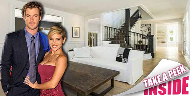 //chris hemsworth elsa pataky house