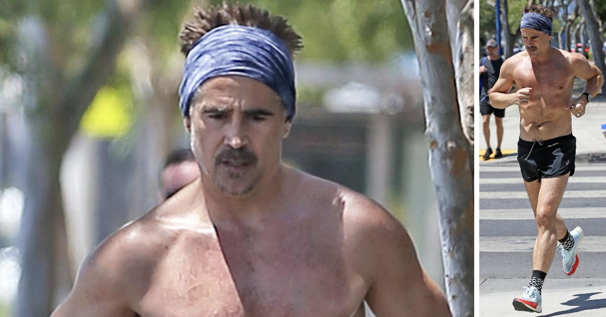 colin farrell running cutosy battle pp