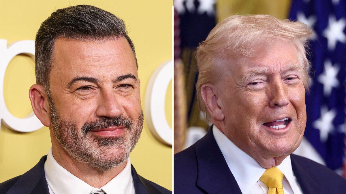 Jimmy Kimmel clapped back at Donald Trump's latest insults.
