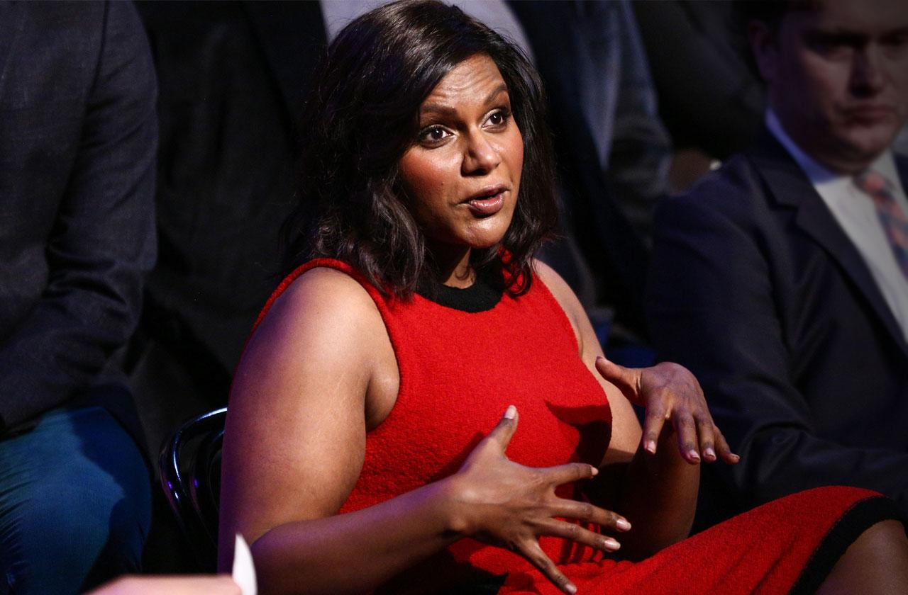 //mindy kaling refuses to reveal baby daddy pp