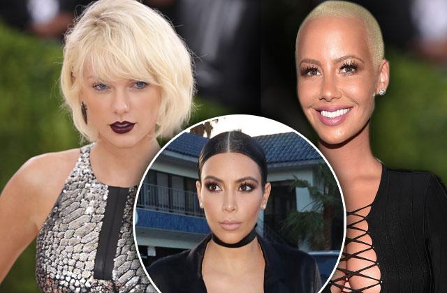 Kim Kardashian Taylor Swift Amber Rose Feud