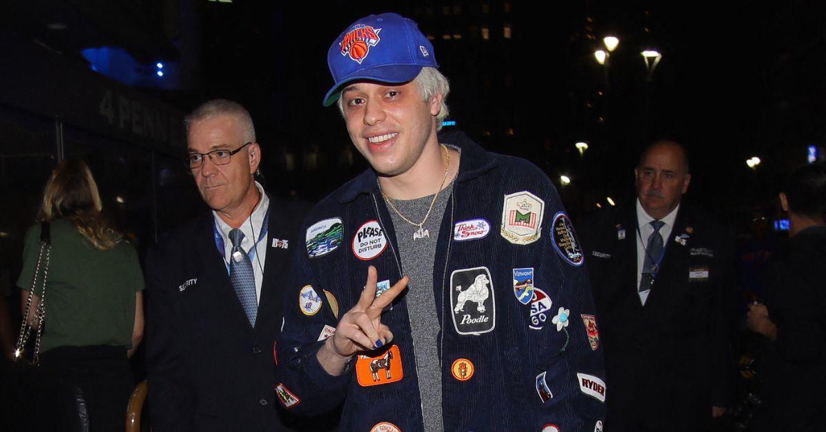 Pete Davidson Pushes Fan While Taking Selfies At Knicks Game