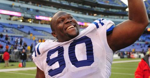 Former NFL player Daniel Muir at an Indianapolis Colts game