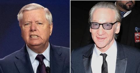 split image of Lindsey Graham; Bill Maher