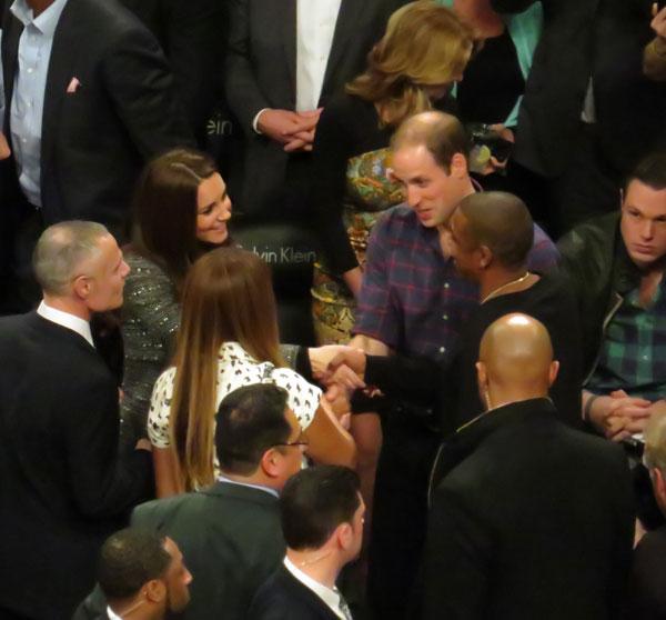 //will kate attend basketball game at barclays jayz beyonce