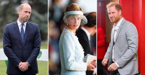 Photo of Princes William, Harry and Princess Diana