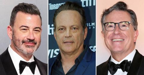 Picture of Jimmy Kimmel, Vince Vaughn and Stephen Colbert