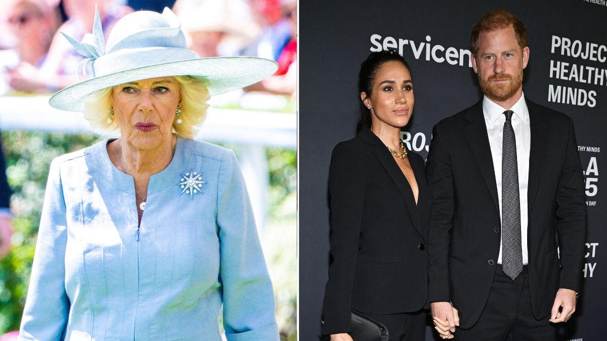 Photo of Queen Camilla, Meghn Markle and Prince Harry