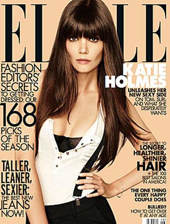 //katie holmes elle