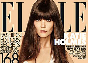 //katie holmes elle